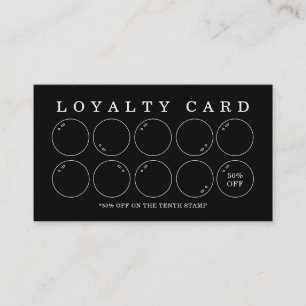 Bubbles Laundry Cleaning Services Loyalty Card