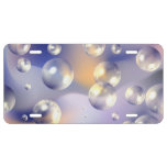Bubbles License Plate