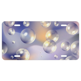 Bubbles License Plate