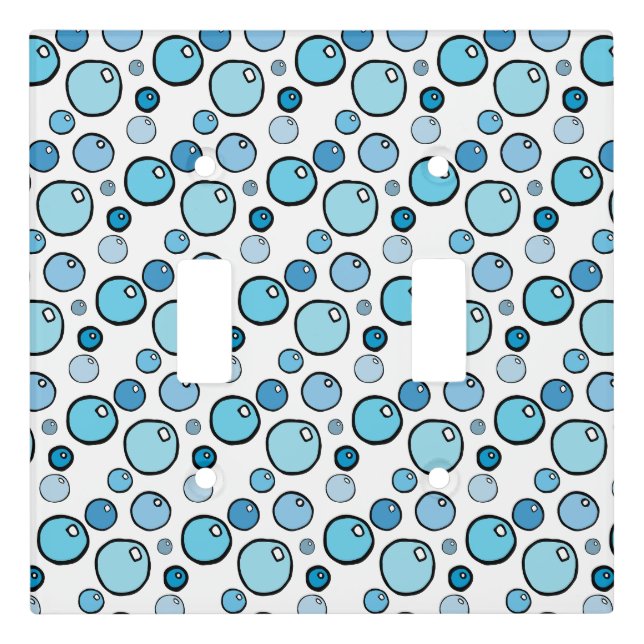 Bubbles Light Switch Cover (Front)