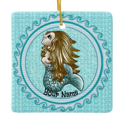 Bubbles  Mystic Mermaid Ornament
