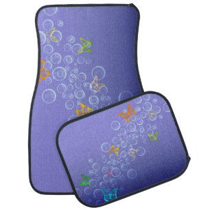 Bubbles n Butterflies Car Mat
