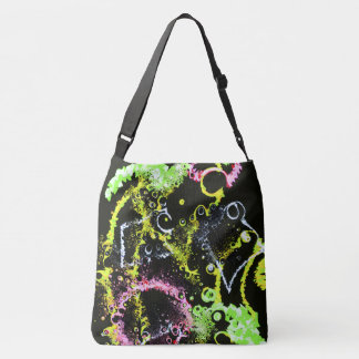 Bubbles n Colors at Night Crossbody Bag