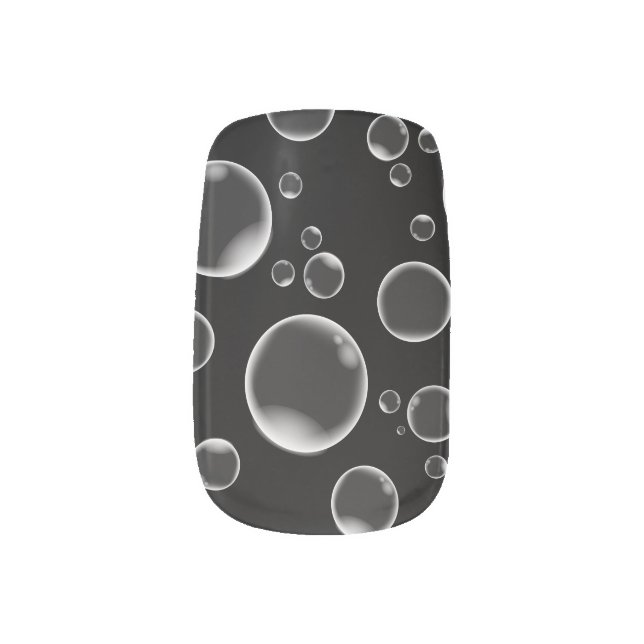 Bubbles Nail Art (Left Thumb)