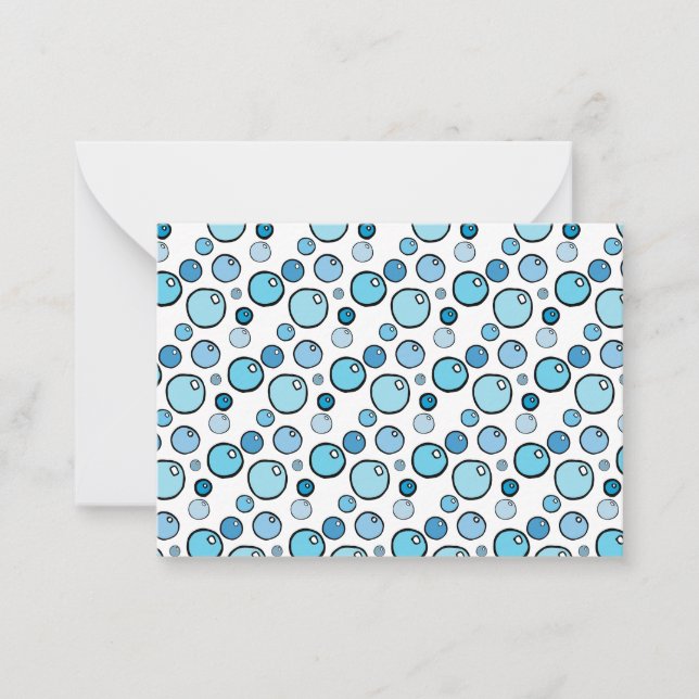 Bubbles Note Card (Front)