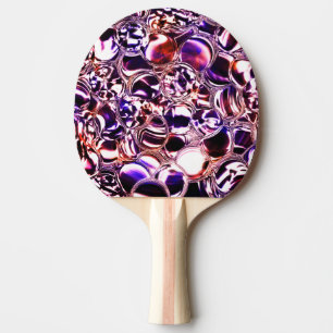 Bubbles of color glass or precious stones? ping pong paddle
