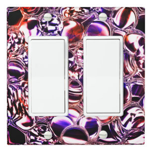 Bubbles of colored glass or precious stones? light switch cover