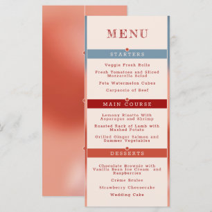 Bubbles of Love: Compact Wedding  Menu