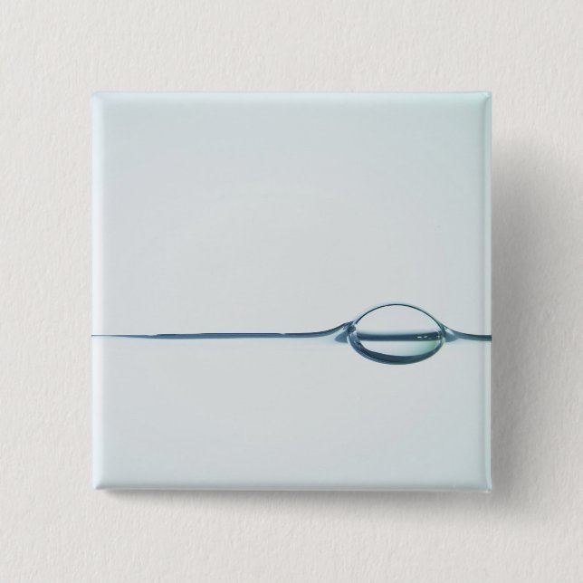 Bubbles on Water Surface Button (Front)