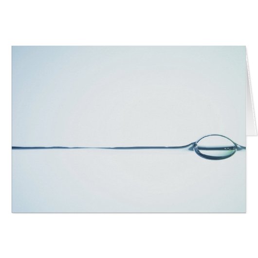 Bubbles on Water Surface Cards (Front Horizontal)