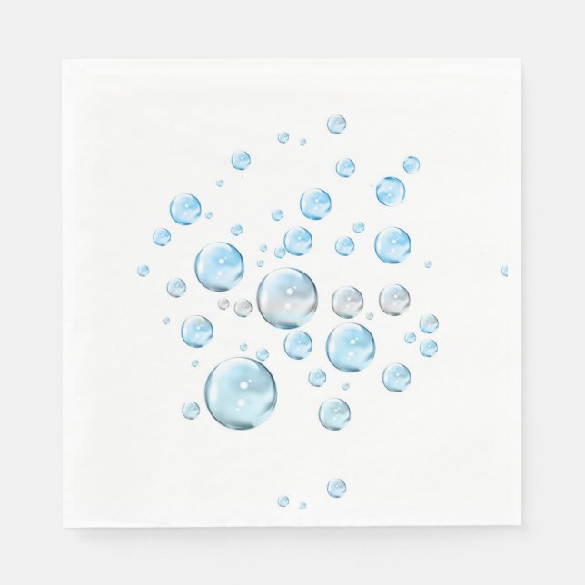 Bubbles Paper Napkins (Front)