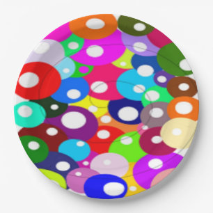 BUBBLES PAPER PLATES