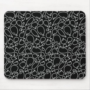bubbles pattern mouse pad