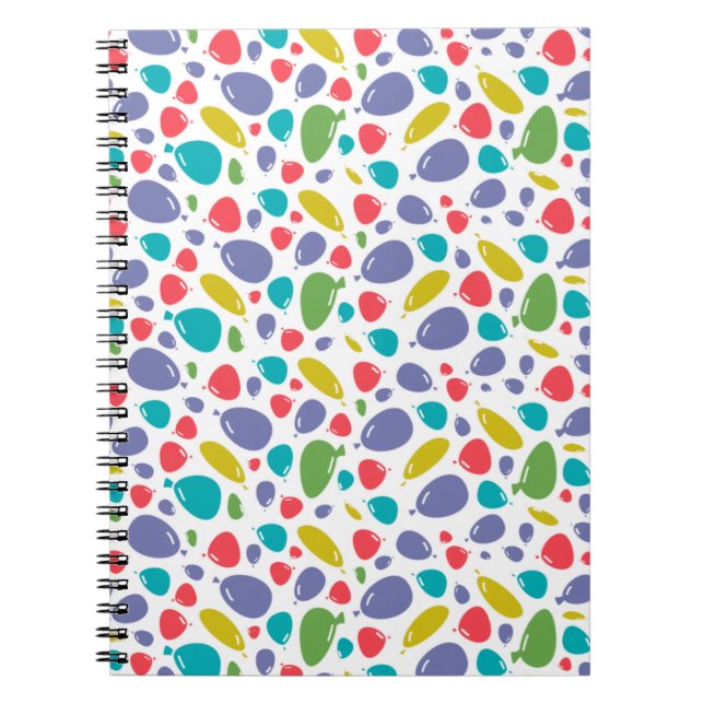 bubbles pattern   notebook (Front)