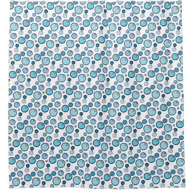 Bubbles Shower Curtain (Front)