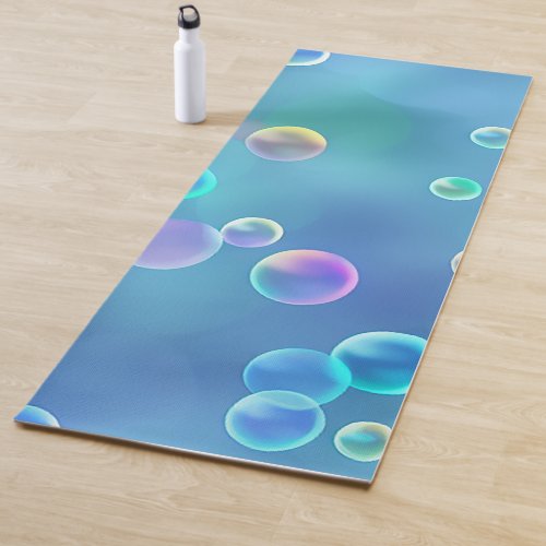 Bubbles texture Yoga Mat