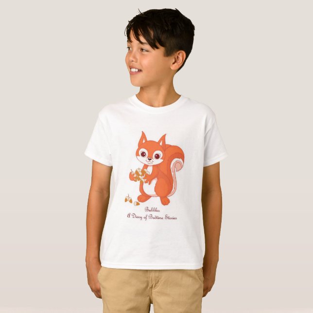 Bubbles the Helpful Squirrel T-Shirt (Front Full)