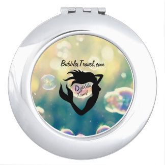 Bubbles Travel  Compact Mirror