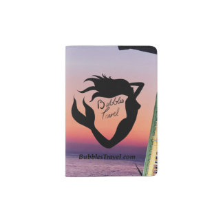 bubbles Travel Passport Holder