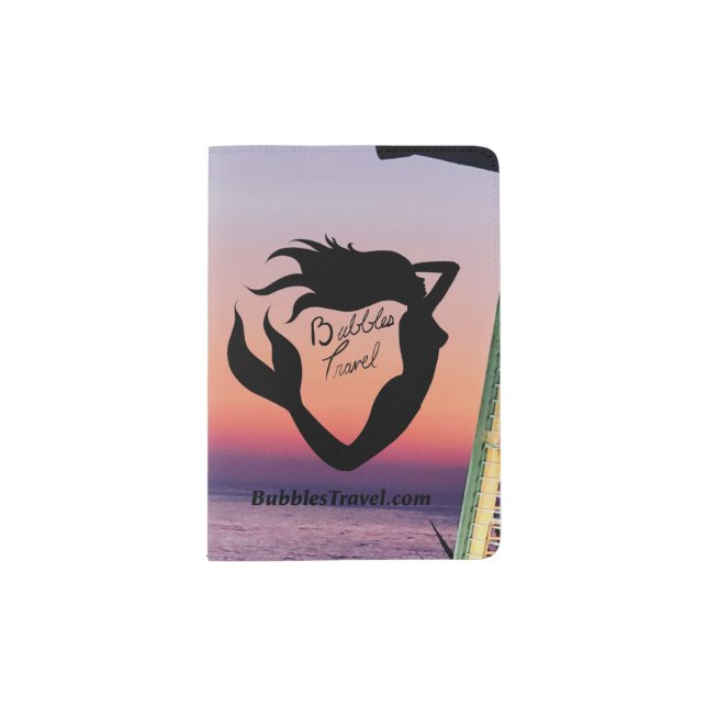 bubbles Travel Passport Holder (Front)