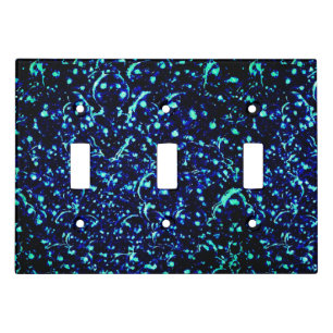 Bubbles Triple Toggle Light Switch Cover