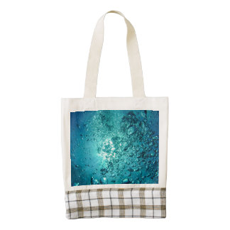 Bubbles Under the Sea Zazzle HEART Tote Bag