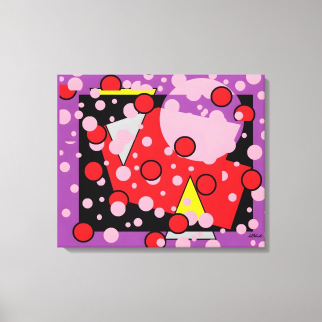 Bubbles Up Canvas Print (Front)