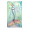 Bubbles Watercolor Mermaid Poster Print