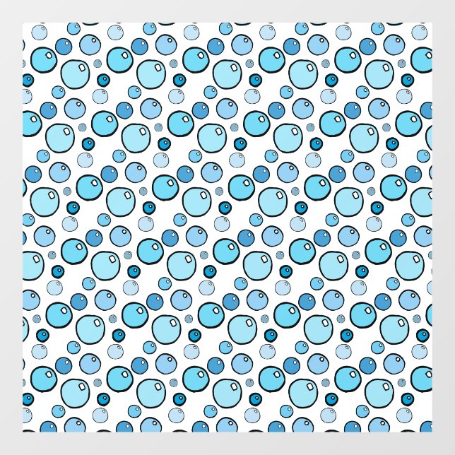 Bubbles Window Cling (Sheet)