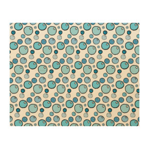 Bubbles Wood Wall Art