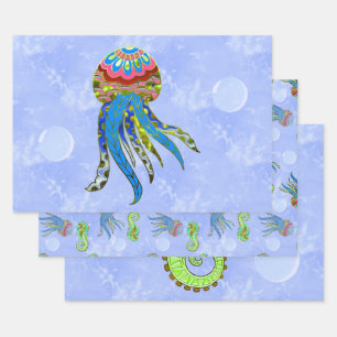 Bubbles Wrapping Paper Sheets