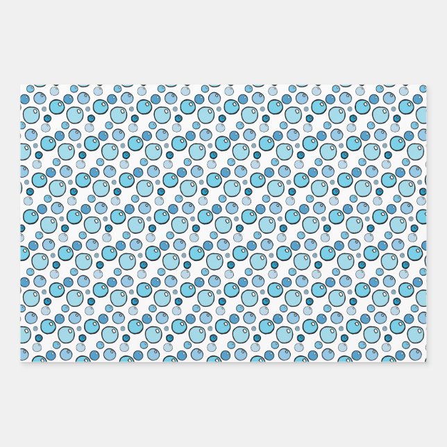 Bubbles Wrapping Paper Sheets (Front)