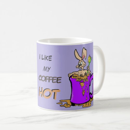 Bubbling Bunny Coffee Lover Cust Coffee Mug