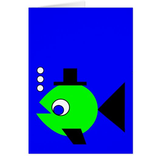 Bubbling Hat Fish Cards (Front)