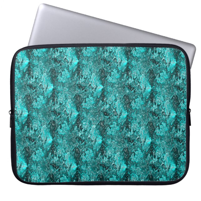 Bubbling Tidepools..... Laptop Sleeve (Front)