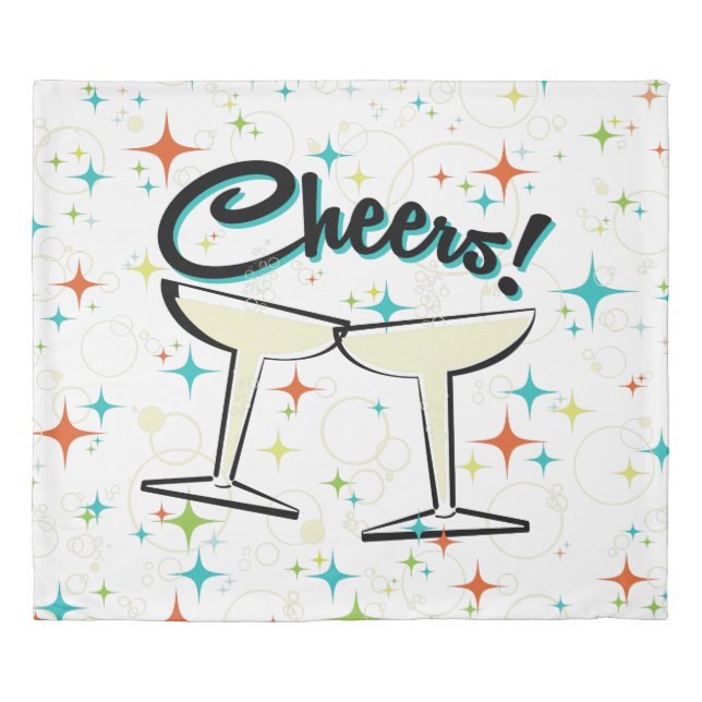 Bubbly A Go-Go! Duvet Cover (Front)