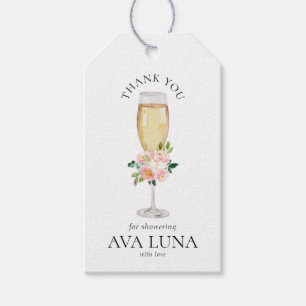 Bubbly and Brunch Bridal Shower Gift Tags
