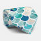 Bubbly Aqua turquoise marble mermaid fish scales