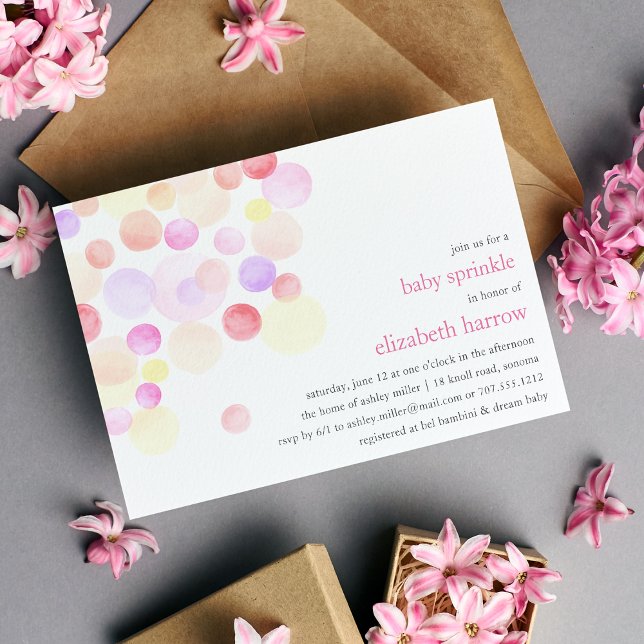 Bubbly | Baby Sprinkle Invitation (Creator Uploaded)