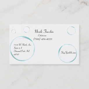 Bubbly Bath Business Card