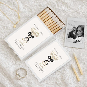 Bubbly Brunch Bridal Shower Matchbox Favor Matchboxes