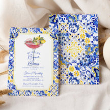 Bubbly Brunch Mediterranean Lemon Bridal Shower