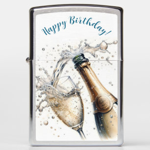 Bubbly Champagne Zippo Lighter