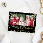 Bubbly Cheer Foil Holiday Card Christmas Card<br><div class="desc">Celebrate the graduate in your life in style! Designed by Berry Berry Sweet (www.berryberrysweet.com). Visit our website for modern and stylish invitations,  announcements,  and personalized gifts.</div>