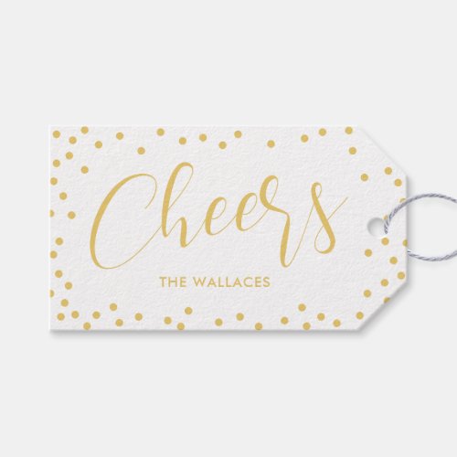 Bubbly Cheer Holiday Tag Christmas Gift Tags