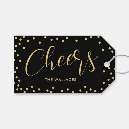 Bubbly Cheer Holiday Tag Christmas Gift Tags