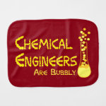 Bubbly Chemical Engineers Baby Burp Cloth