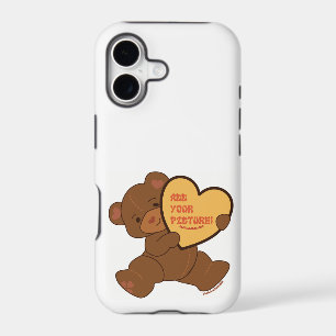 Bubbly Cute Bear Brown Colorway Bangle Bracelet iPhone 17 Case
