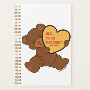 Bubbly Cute Bear Brown Colorway Planner