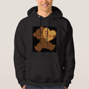 Bubbly Cute Bear Brown Colorway T-Shirt Hoodie